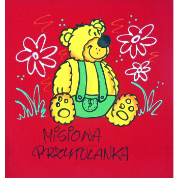 [Db57] Poduszka bawełniana Misiowa Przytulanka